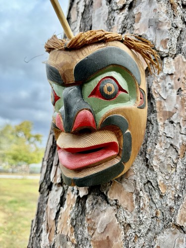 Northwest coast carved cedar - coast,