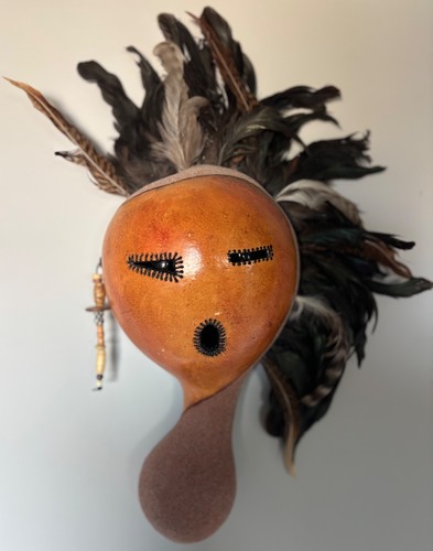 Native american gourd mask - american,