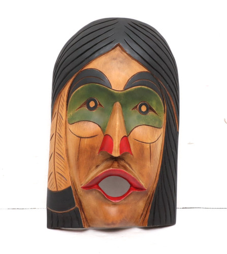 Northwest coast carved mask - coast,